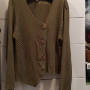 Trendy heavy cotton sweater